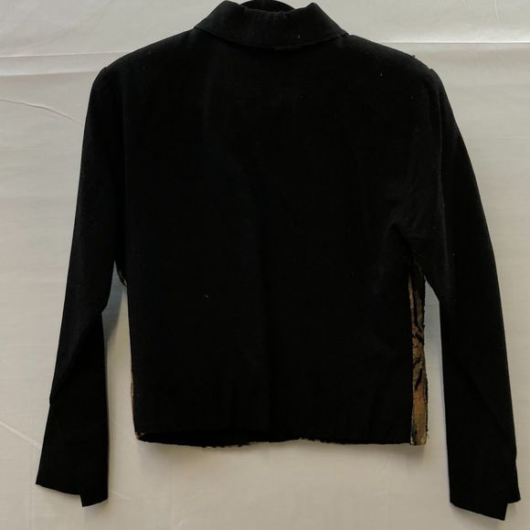 Vintage Anage Silk Animal Print Gorgeous Women's Jacket S - Picture 3 of 12